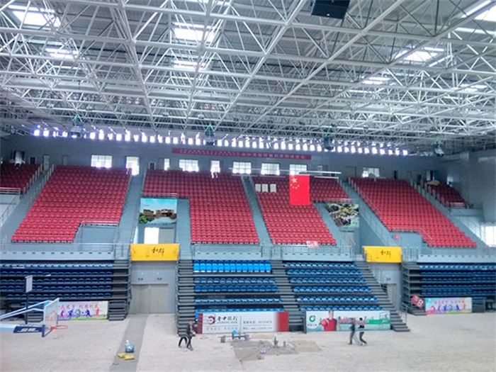 凤城电厂体育馆网架加工