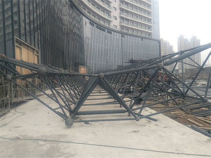 凤城万豪酒店雨棚网架